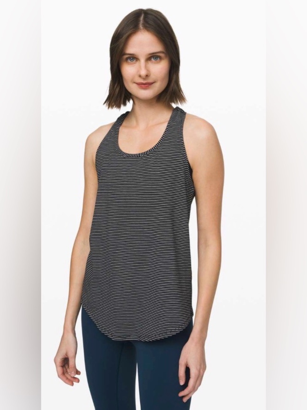 Lululemon Love Tank 
Hype Stripe Black White size small